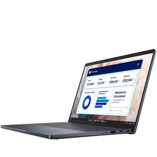 Dell Pro 14 Plus (PB14250), Intel Core Ultra 7 255U (12C, 12 TOPS NPU, up to 5.2GHz), 14.0"FHD+(1920x1080) Non-Touch AG, 16GB (1x16GB) DDR5, 512GB SSD, Integrated Intel Graphics, WiFi+BT, FHD Cam+Mic, BG Backlit KBD, no FPR, Win11Pro, 3Y Basic Onside - image 2