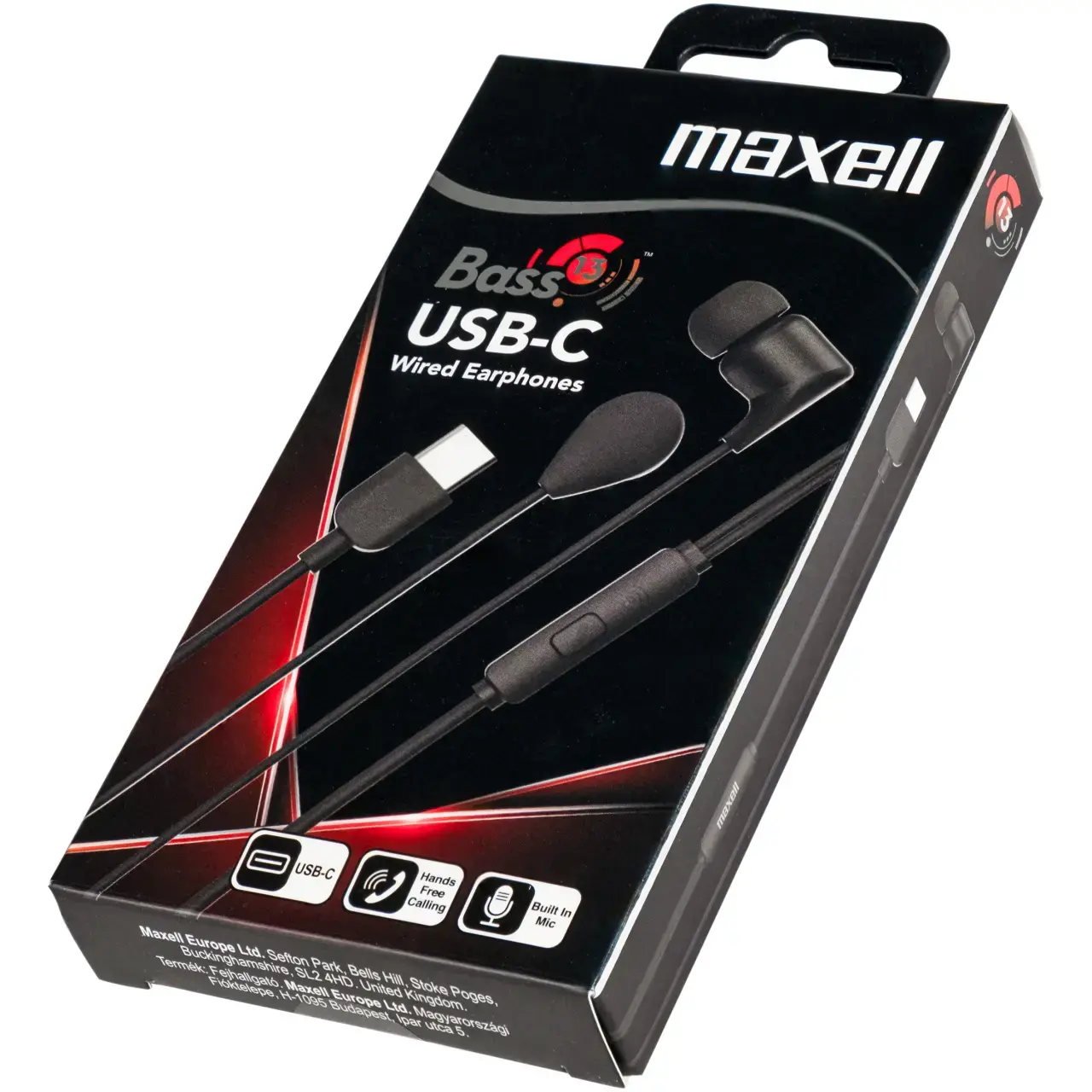 Căști MAXELL intra-auriculare EB10 BASS 13 USB-C