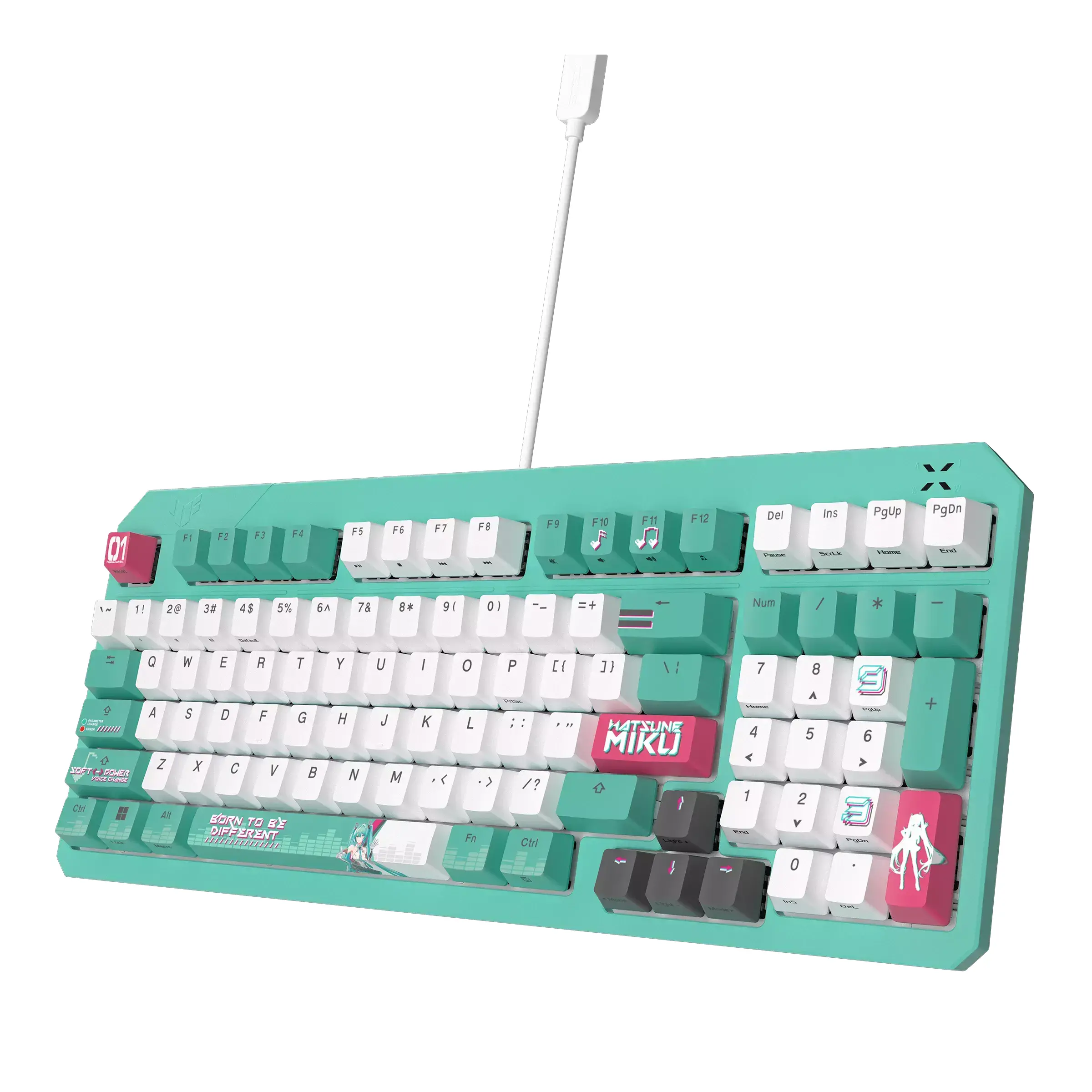 Геймърска клавиатура ASUS TUF Gaming K3 Gen II Hatsune Miku Edition - Optical Mechanical Switch - image 1
