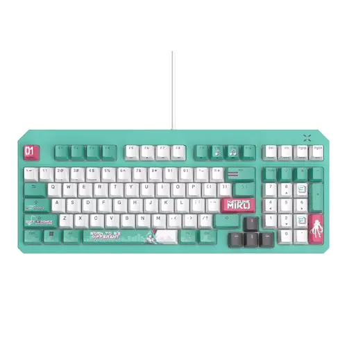 Геймърска клавиатура ASUS TUF Gaming K3 Gen II Hatsune Miku Edition - Optical Mechanical Switch