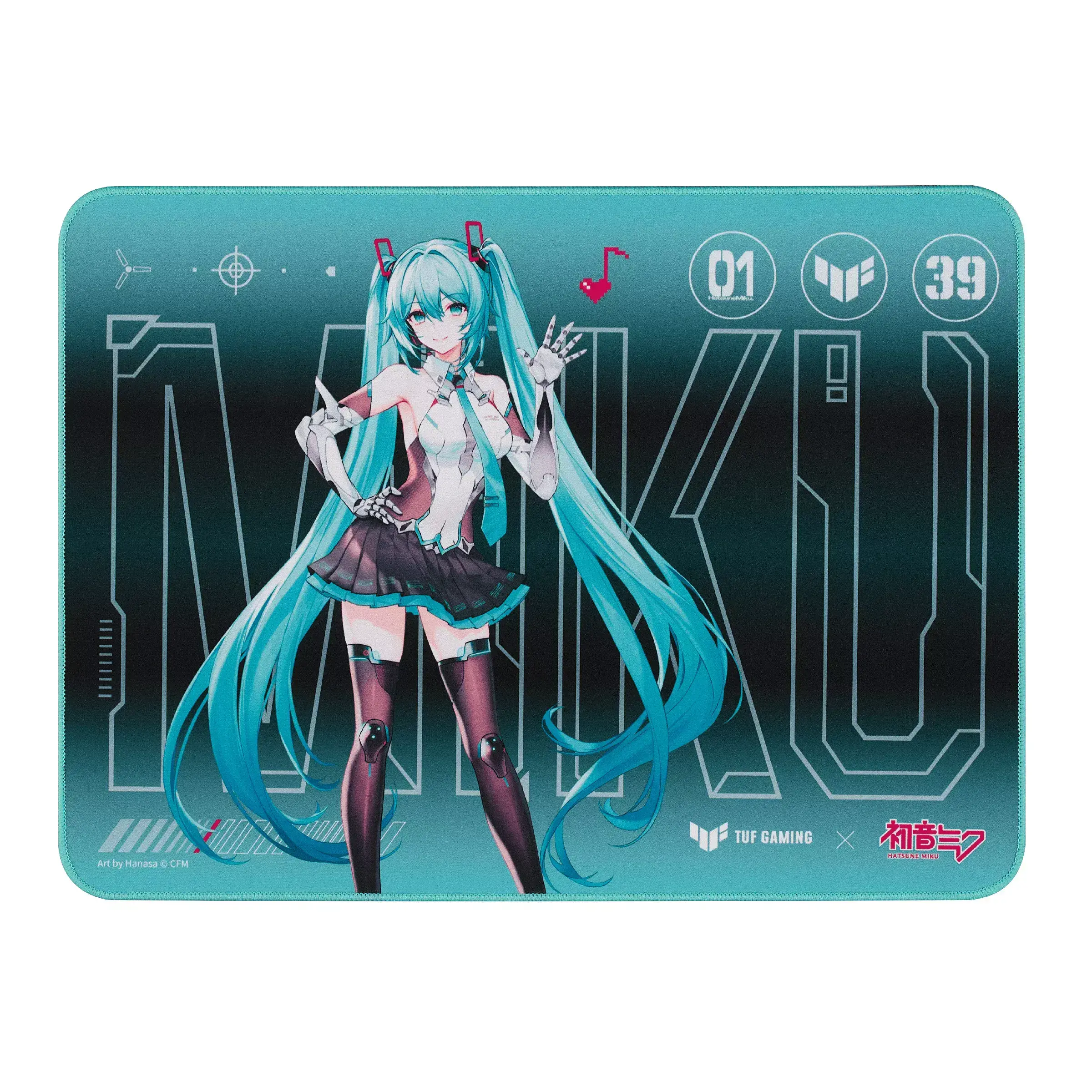 Mousepad gaming ASUS TUF GAMING P1 Hatsune Miku Edition