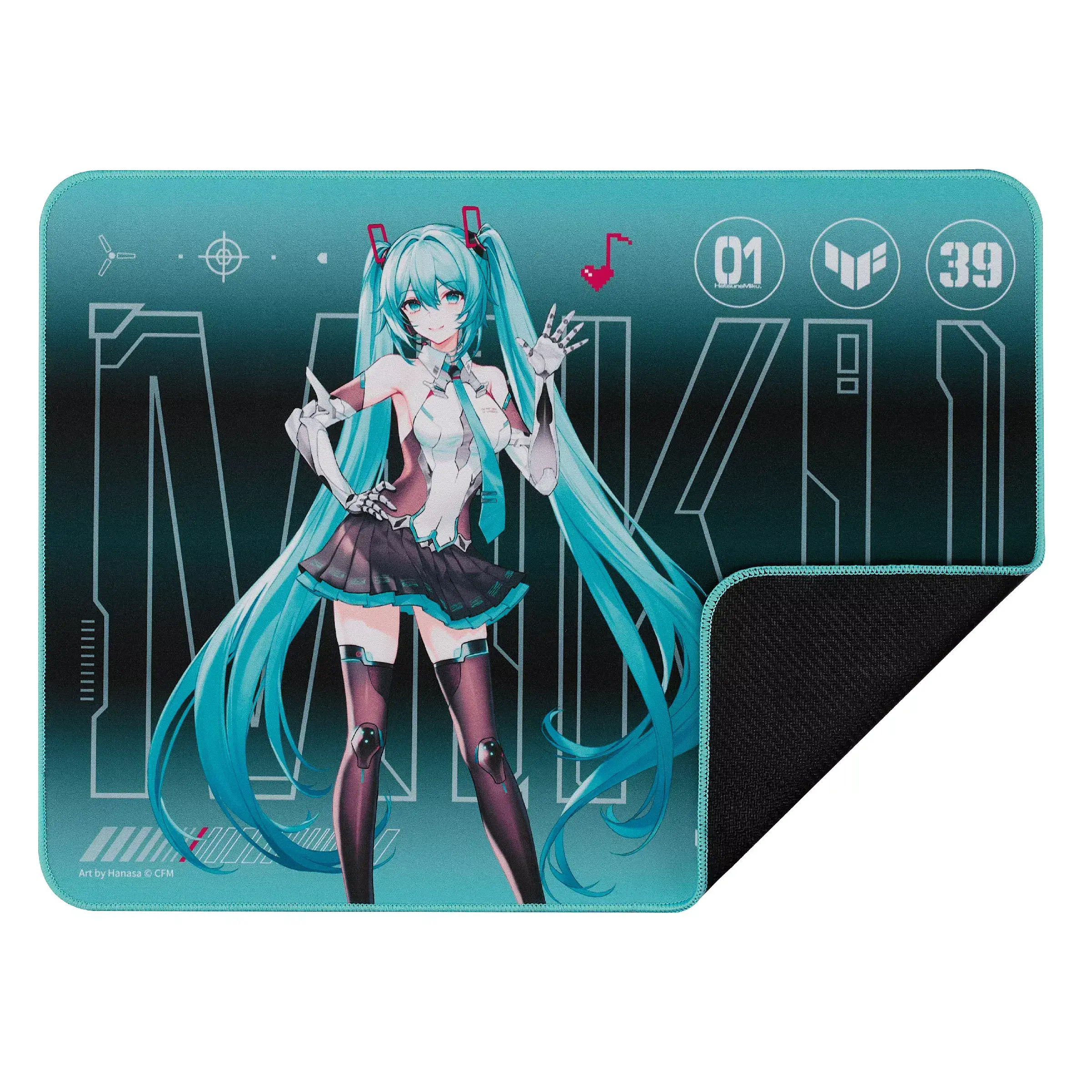 Геймърски пад за мишка ASUS TUF GAMING P1 Hatsune Miku Edition - image 4