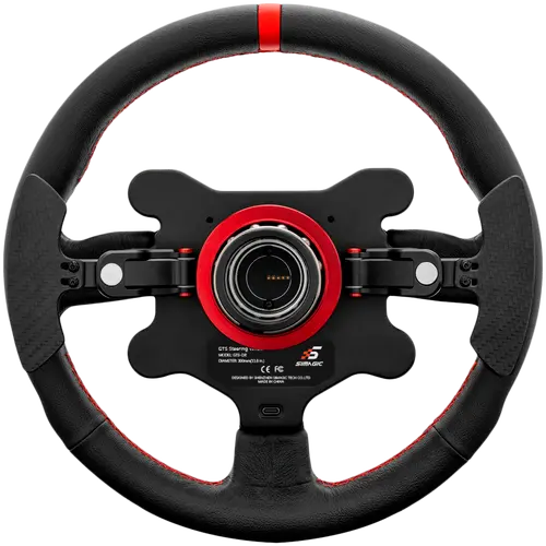 SIMAGIC GT‑Style GTS Steering Wheel for GT Simulation, suede finish - image 1