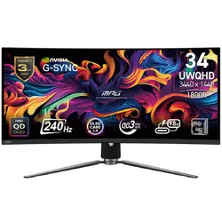 MSI MPG 341CQPX QD-OLED Gaming Monitor, 34.18