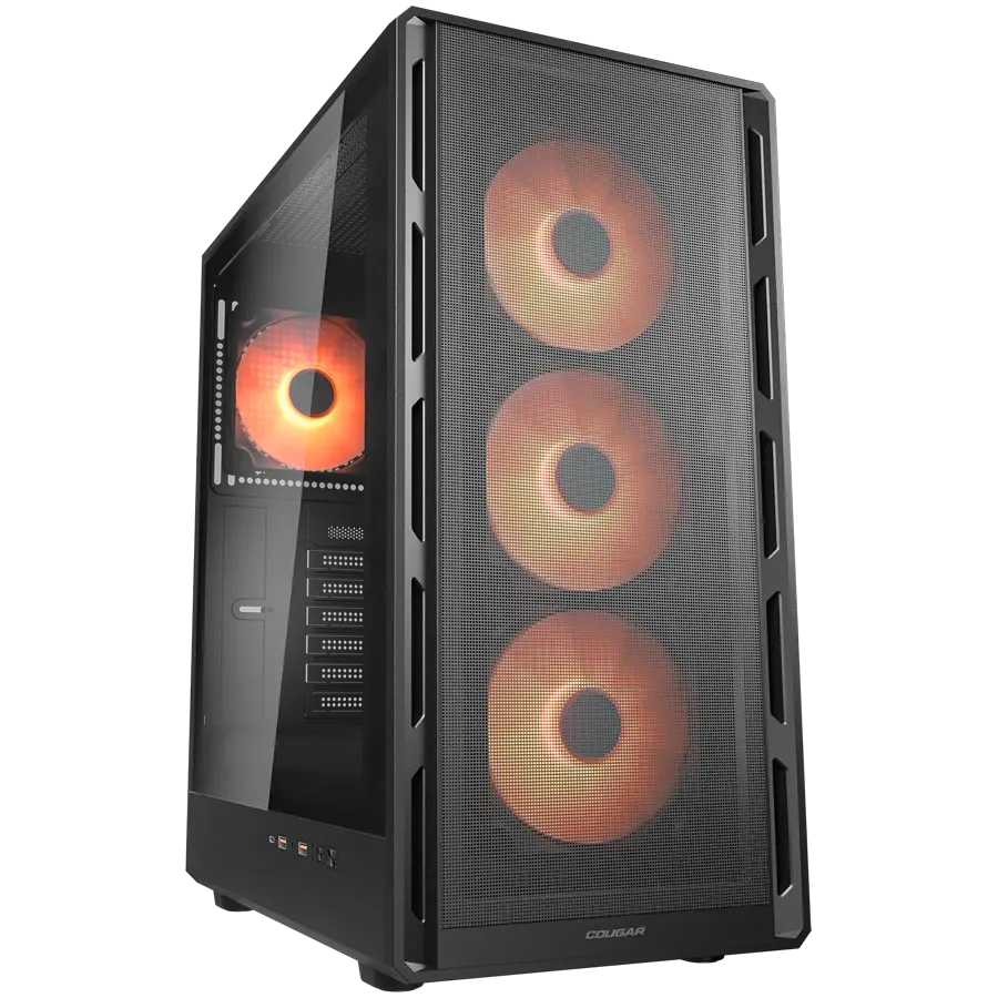 COUGAR AIRFACE PURE PRO Carcasă PC, Mid Tower, Neagră - image 1
