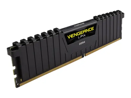 CORSAIR DDR4, 3000MHz 16GB 1x16GB Dimm, 16-20-20-38, XMP 2.0, Vengeance LPX black Heatspreader, Black PCB, 1.35V