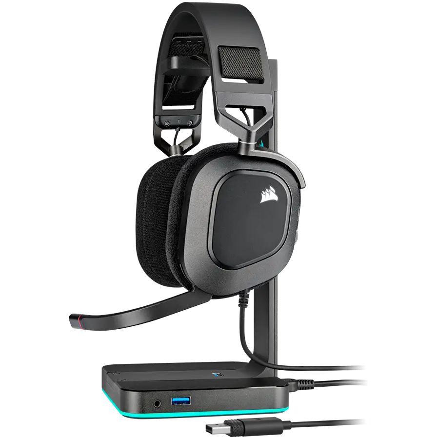 CORSAIR HS80 RGB USB Headset, Carbon - EU - image 3