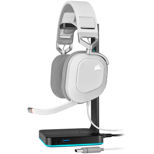 CORSAIR HS80 RGB USB Headset, White - EU - image 3