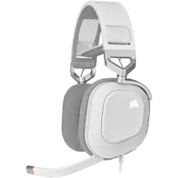 CORSAIR HS80 RGB USB Headset, White - EU