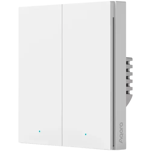 Aqara Smart Wall Switch H1 (with neutral, double rocker): Model: WS-EUK04; SKU: AK074EUW01 - 1