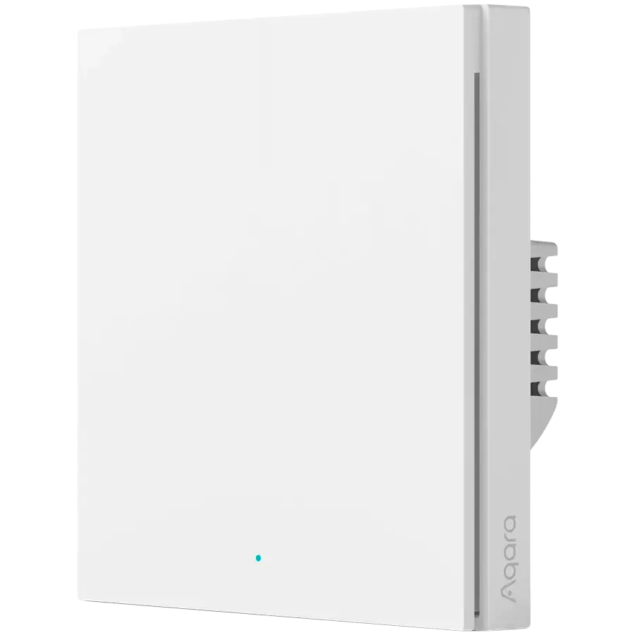 Aqara Smart Wall Switch H1 (with neutral, single rocker) Model No: WS-EUK03; SKU: AK073EUW01 - image 1