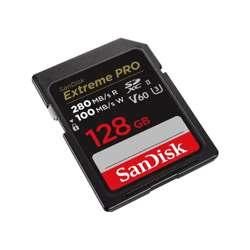 SANDISK Extreme PRO 128GB V60 UHS-II SD cards, 280/100MB/s,V60,C10,UHS-II - 2