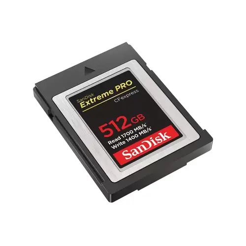 SanDisk Extreme PRO CFexpress Card Type B, 512GB, 1700MB/s Read, 1200MB/s Write - image 1