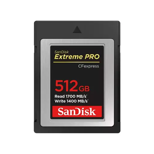 Card SanDisk Extreme PRO CFexpress Type B, 512GB, citire 1700MB/s, scriere 1200MB/s - 1