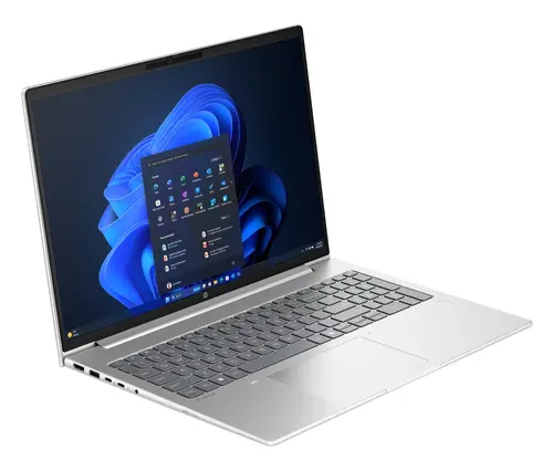Лаптоп, HP ProBook 4 G1a AI 16" Pike Silver, Ryzen 7 250(up to 5.1GHz/16MB/8C), 16" WUXGA AG 300nits, 16GB 5600Mhz 1DIMM, 512MB PCIe SSD, WiFi 6E + BT 5.3, FPR, Backlit Kbd, 3C Batt, Win 11 Pro, 3Y Offsite - image 1