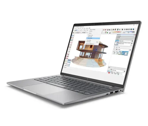 Лаптоп, HP ZBook 8 G1i AI 14" Pike Silver, Ultra 7 255H(up to 5.1Ghz/24MB/16C), 14" 2.5K AG 400nits 120Hz, 32GB 6400Mhz 2DIMM, 1TB PCIe SSD, WiFi 7+BT 5.4, FPR, Smart Card Reader, NVIDIA RTX 500 Ada 4GB, Backlit Kbd, 8C Batt, Win 11 Pro, 3Y Offsite - image 2