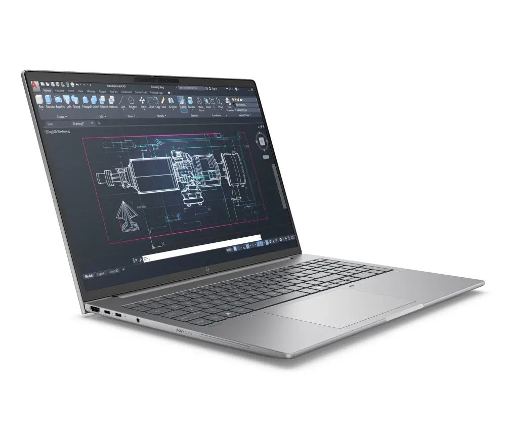 Λάπτοπ, HP ZBook 8 G1i AI 16" Pike Silver, Ultra 7 265H(έως 5.3Ghz/24MB/16C), 16" WQUXGA AG 500nits 120Hz, 64GB 5600Mhz 2DIMM, 2TB PCIe SSD, WiFi 7+BT - image 1