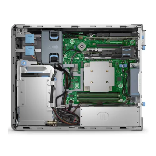 Сървър, Dell PowerEdge T160, 3x 3.5" SATA Chassis and 2x2.5", ,Xeon 6315P (4C/4T, 2.8Ghz), 2TB SATA Cable, 16GB UDIMM 5600, 300W Cable PSU, Broadcom 5720 Dual Port 1Gb, No PERC Controller, iDRAC 9 Ent, Basic NBD 3Y - image 2