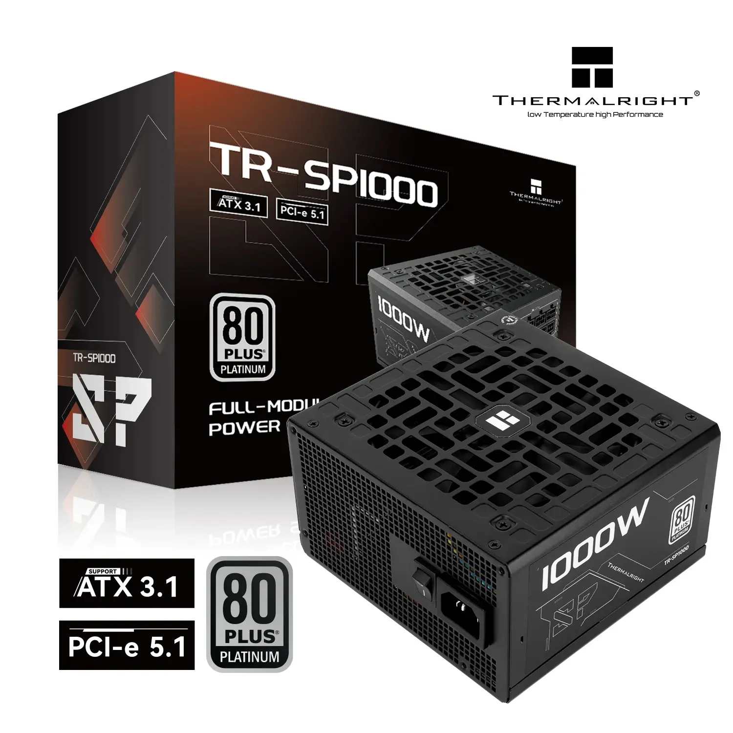 Thermalright захранване PSU ATX 3.1 1000W Platinum - TR-SP1000 Black - image 4