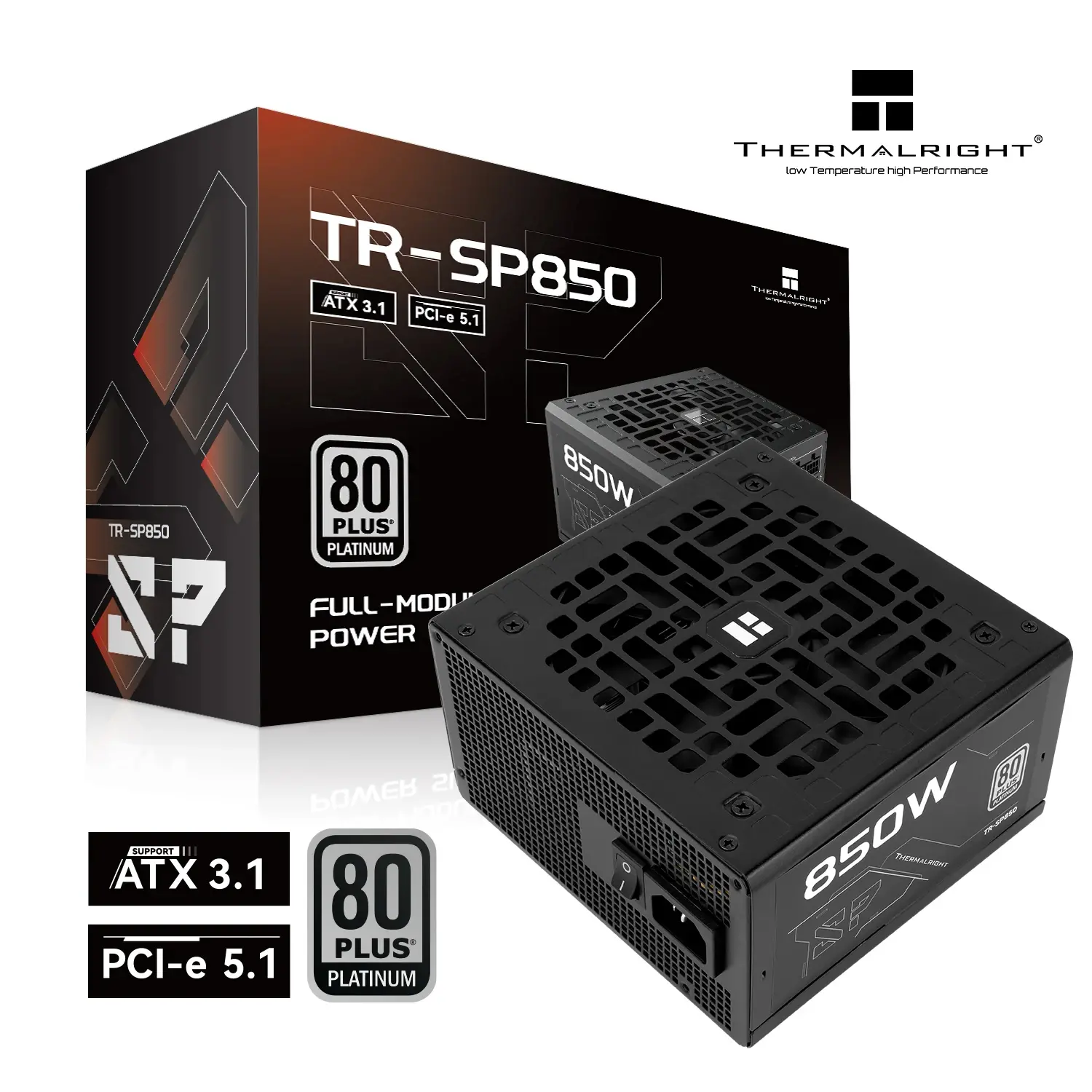 Thermalright захранване PSU ATX 3.1 850W Platinum - TR-SP850 Black - image 4
