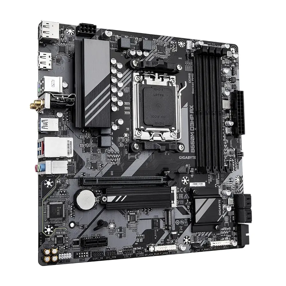 Дънна платка, GIGABYTE GB B650M D3HP AX /AM5 - image 2