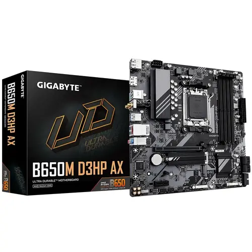 Дънна платка, GIGABYTE GB B650M D3HP AX /AM5