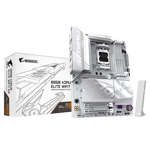 Дънна платка, GIGABYTE GB B850 AOR ELITE WF7 ICE /AM5