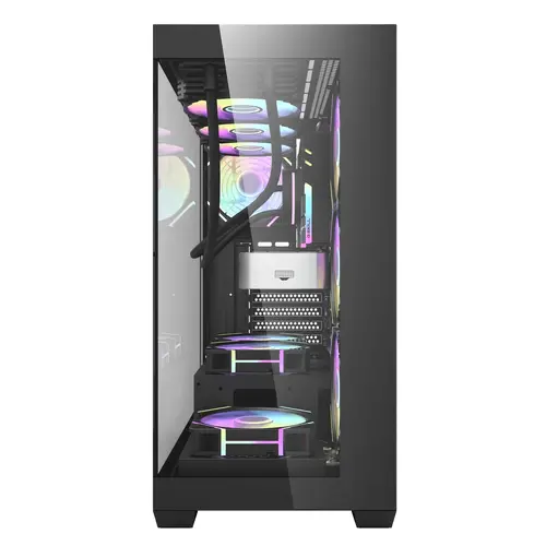 Darkflash кутия Case ATX - DS900 Black - 7 x 120 mm A-RGB fans included, USB-C - image 1