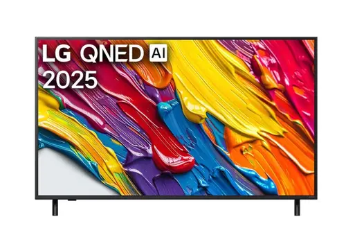 Телевизор, LG 55QNED82A3B, 55" 4K QNED HDR Smart TV, 3840x2160, DVB-T2/C/S2, ?7 AI Processor, HDR10 / HLG, webOS 25 ThinQ, VRR / ALLM / HGiG, 4K Upscaling, WiFi 5, Voice Controll, Bluetooth 5.1, AirPlay 2, LAN, CI, HDMI, SPDIF, Google Cast, 2 pole Stand