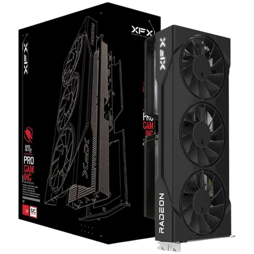 XFX Swift AMD Radeon RX 9060 XT OC Triple Fan 16GB GDDR6 128-bit HDMI 2x DP