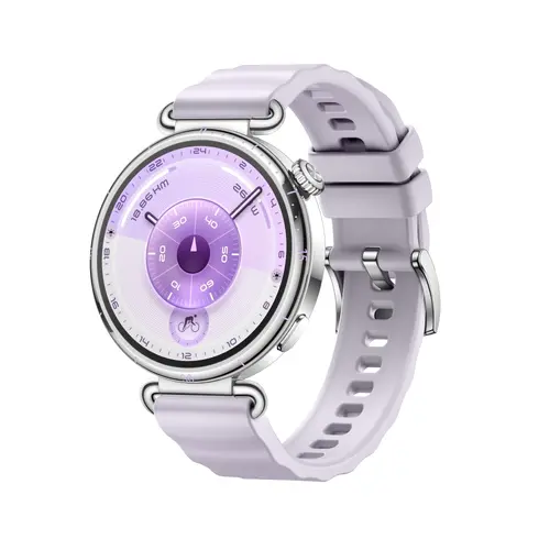 Часовник, Huawei Watch GT6, Konsu-B19FC, Purple Silicon + Huawei FreeBuds SE 3 ULC-CT020 Black - image 1