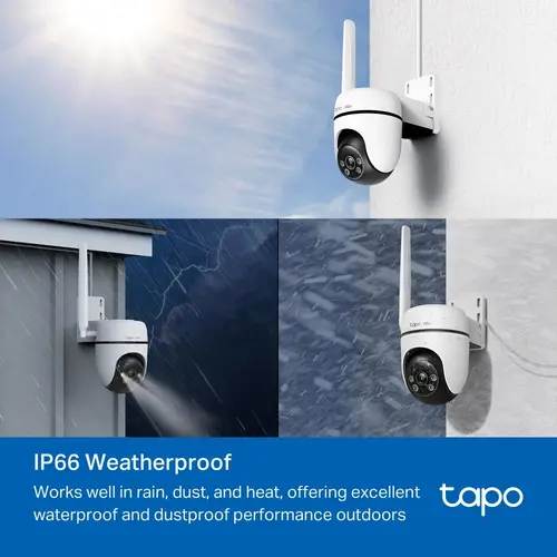 Външна охранителна 4G LTE камера TP-Link Tapo C501 - 1080P Pan/Tilt - image 7