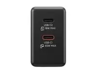 Adaptor, Lenovo Dual USB-C 65W GaN Charger