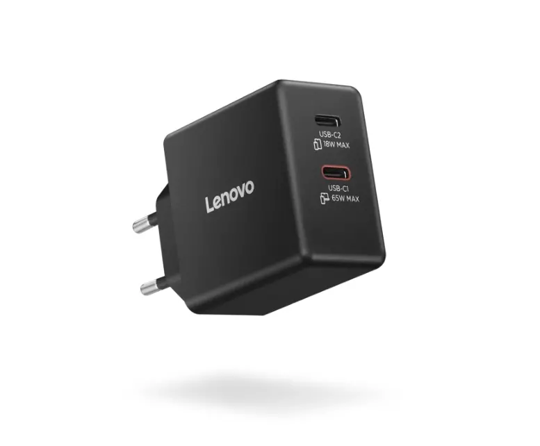 Адаптер, Lenovo Dual USB-C 65W GaN Charger - image 3