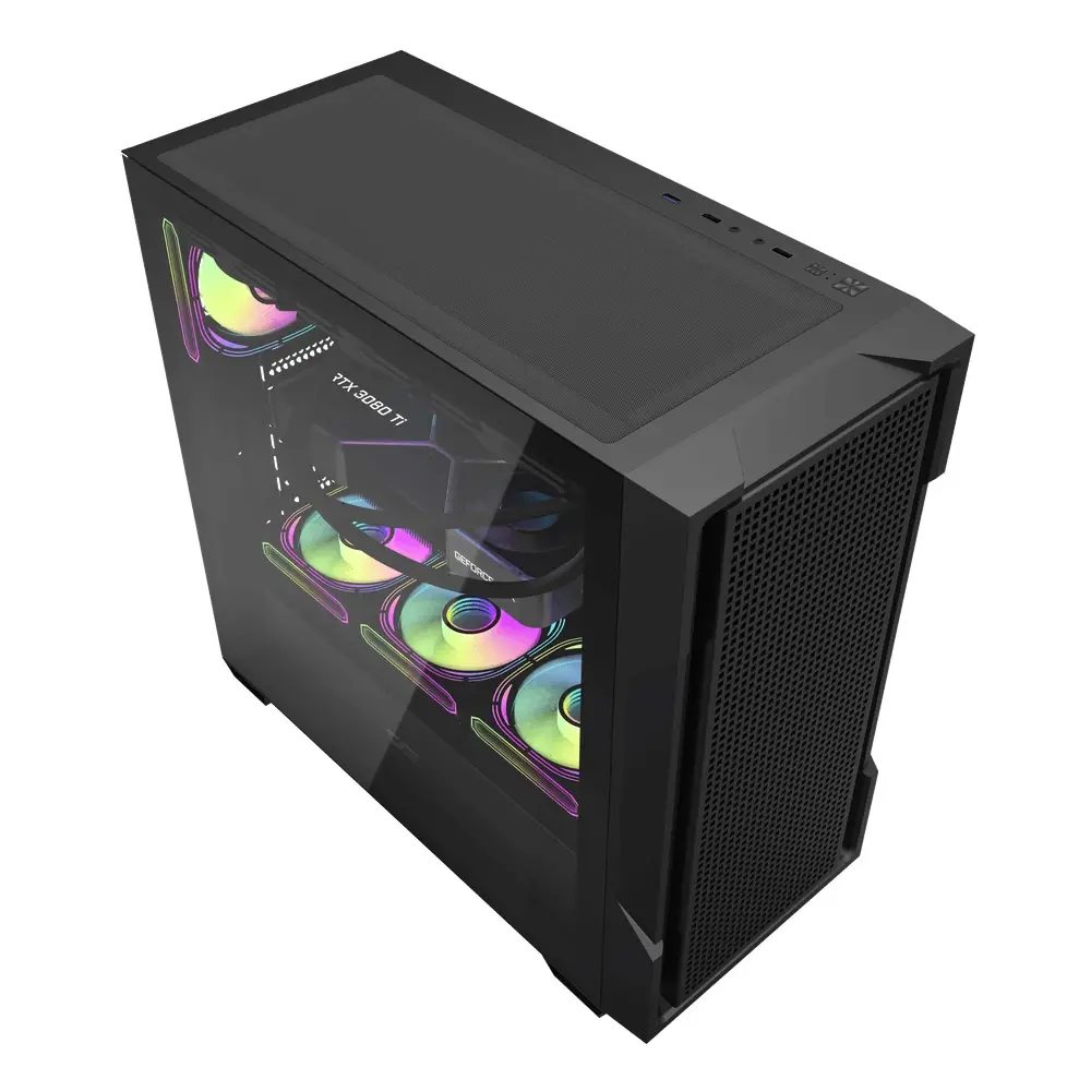 Darkflash carcasă ATX - DS900 Mesh Black - 4 x 120 mm A-RGB ventilatoare incluse - image 6