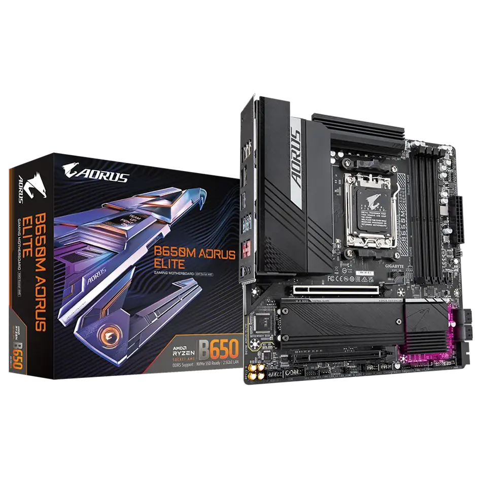 Placă de bază, GIGABYTE GB B650M AORUS ELITE /AM5 - image 3