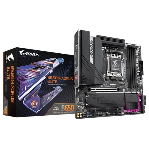 Дънна платка, GIGABYTE GB B650M AORUS ELITE /AM5 - 4