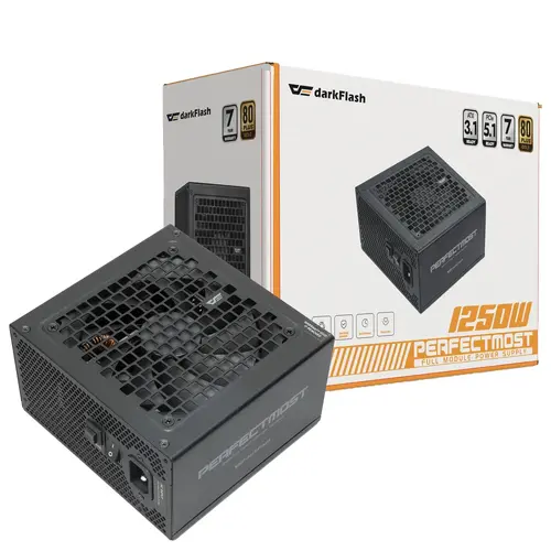 Darkflash τροφοδοτικό PSU ATX 3.1 1250W Gold, Full Modular, PCIe 5.1 - PMT1250 A3 - 7