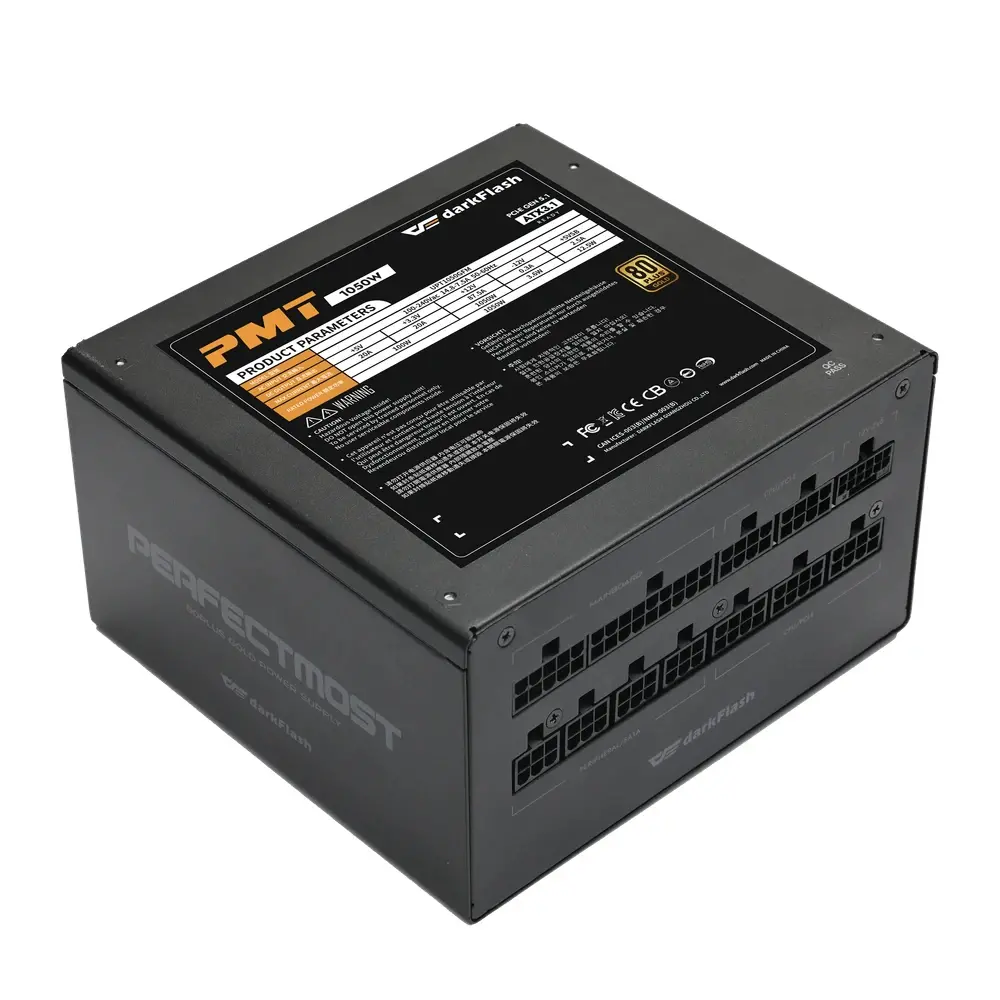 Darkflash захранване PSU ATX 3.1 1050W Gold, Full Modular, PCIe 5.1 - PMT1050 A3 - image 5