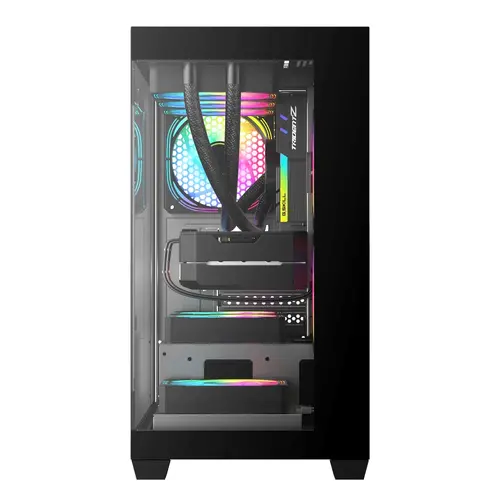 Darkflash carcasă Case mATX - DS900M Negru - 6 x 120 mm Infinity Mirror A-RGB - 3