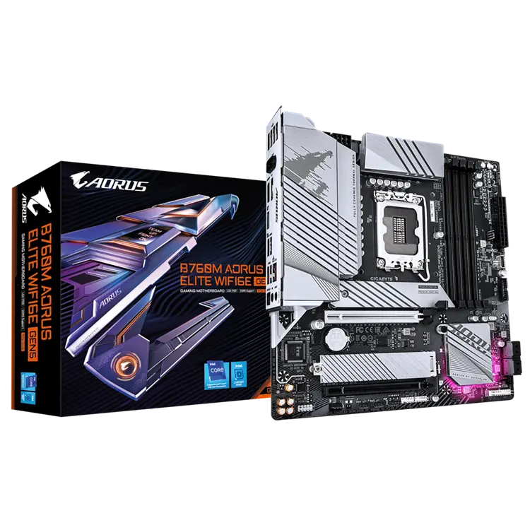 Дънна платка, GIGABYTE GB B760M AORUS ELITE WF6E GEN5 - image 3