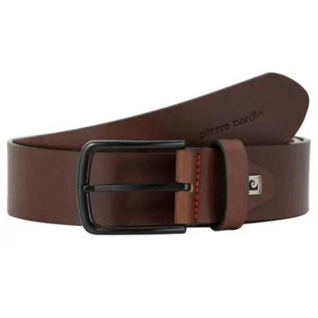 Мъжки кафяв колан Pierre Cardin - 100 cm