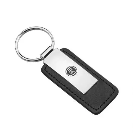 Breloc SILVER FLAME cu logo Fiat