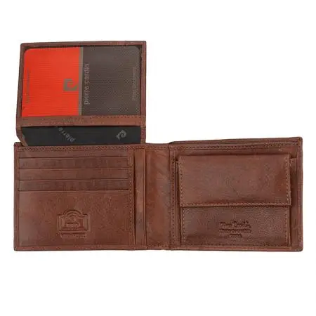 Мъжки кафяв портфейл Pierre Cardin, цвят коняк - image 2