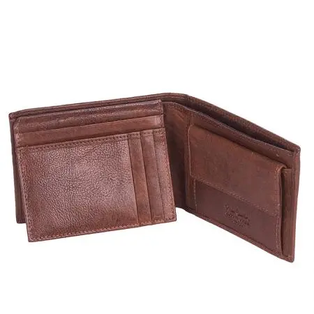 Мъжки кафяв портфейл Pierre Cardin, цвят коняк - image 3