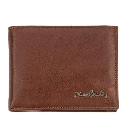 Мъжки кафяв портфейл Pierre Cardin, цвят коняк