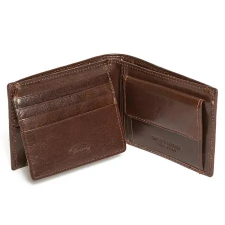 Мъжки портфейл Vertini - тъмно кафяв - image 1