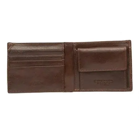 Мъжки портфейл Vertini - тъмно кафяв - image 2