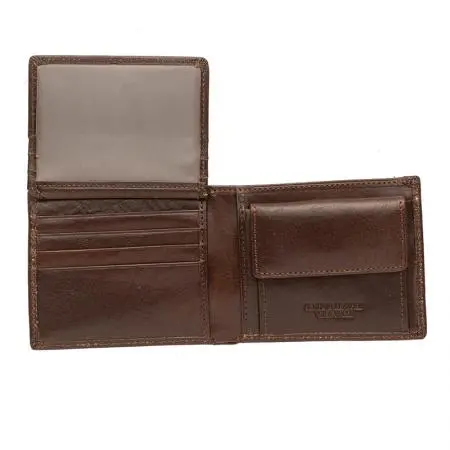 Мъжки портфейл Vertini - тъмно кафяв - image 3