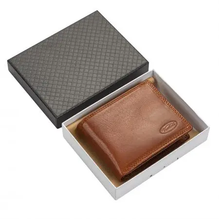 Мъжки портфейл Vertini - кафяв - image 5